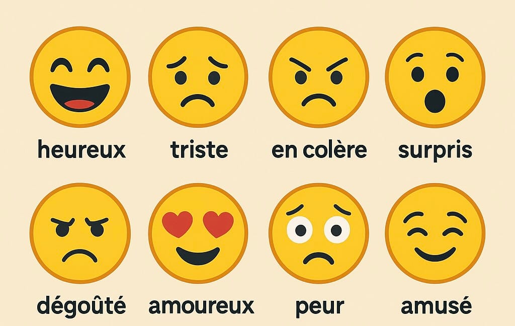 Quiz : Les émotions niveau 1