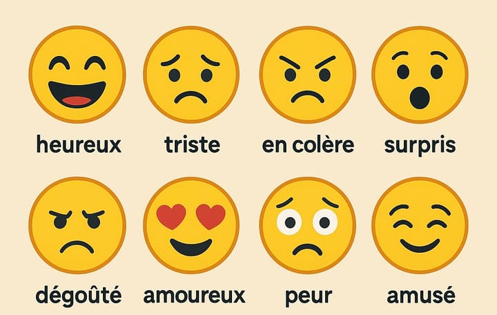 Quiz : Les émotions niveau 1