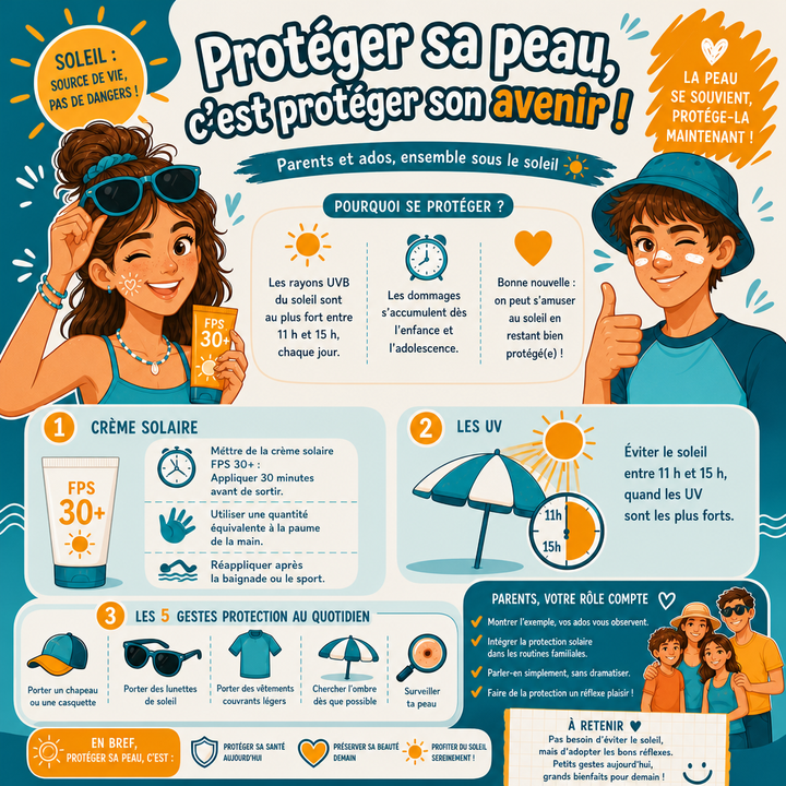Protéger sa peau, c’est protéger son avenir  !